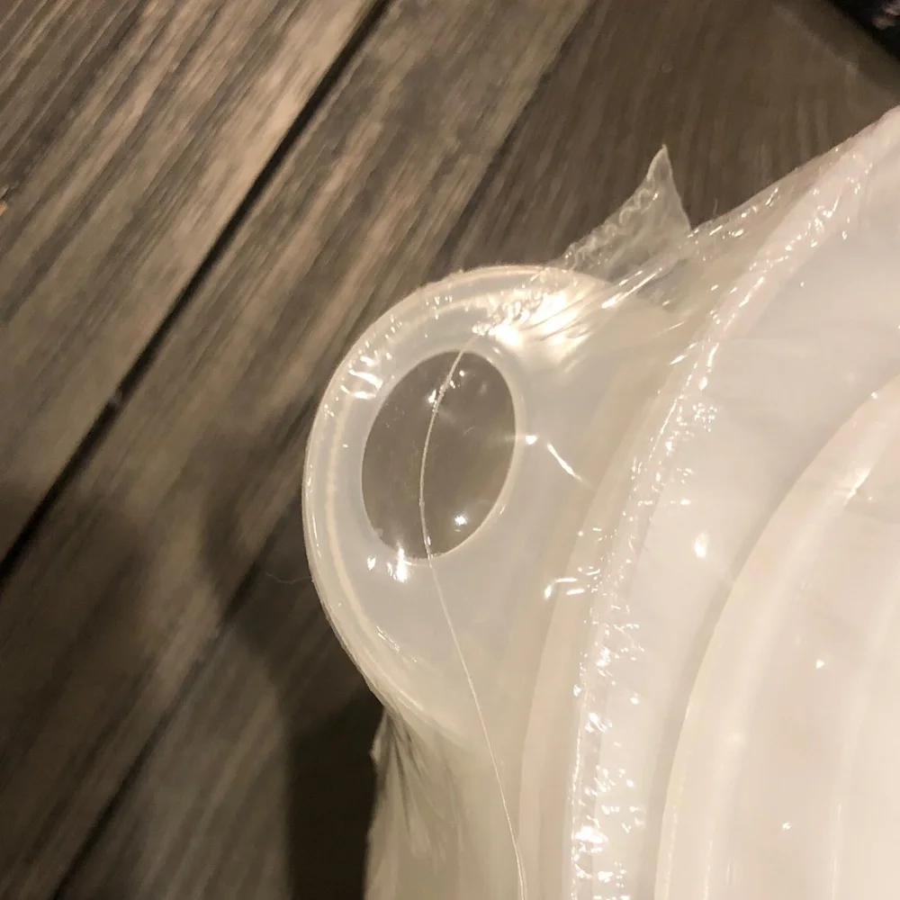 IKEA REDA White Plastic Mixing Bowl Set with Lids